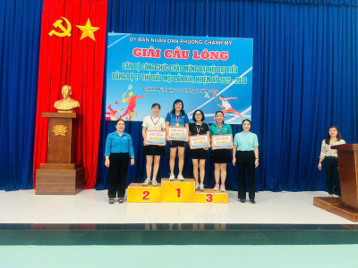 GIẢI CẦU LÔNG CÁN BỘ CÔNG CHỨC CHÀO MỪNG ĐẠI BIỂU ĐẢNG BỘ TP THỦ DẦU MỘT LẦN THỨ XIII