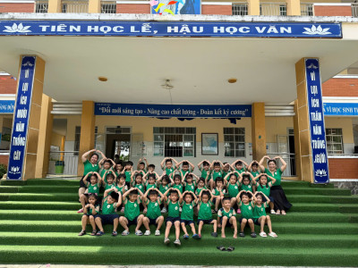 Chào đón các bé 5 tuổi trường Mầm giáo Hoa Hướng Dương đến trải nghiệm và tham quan trường Tiểu học Chánh Mỹ