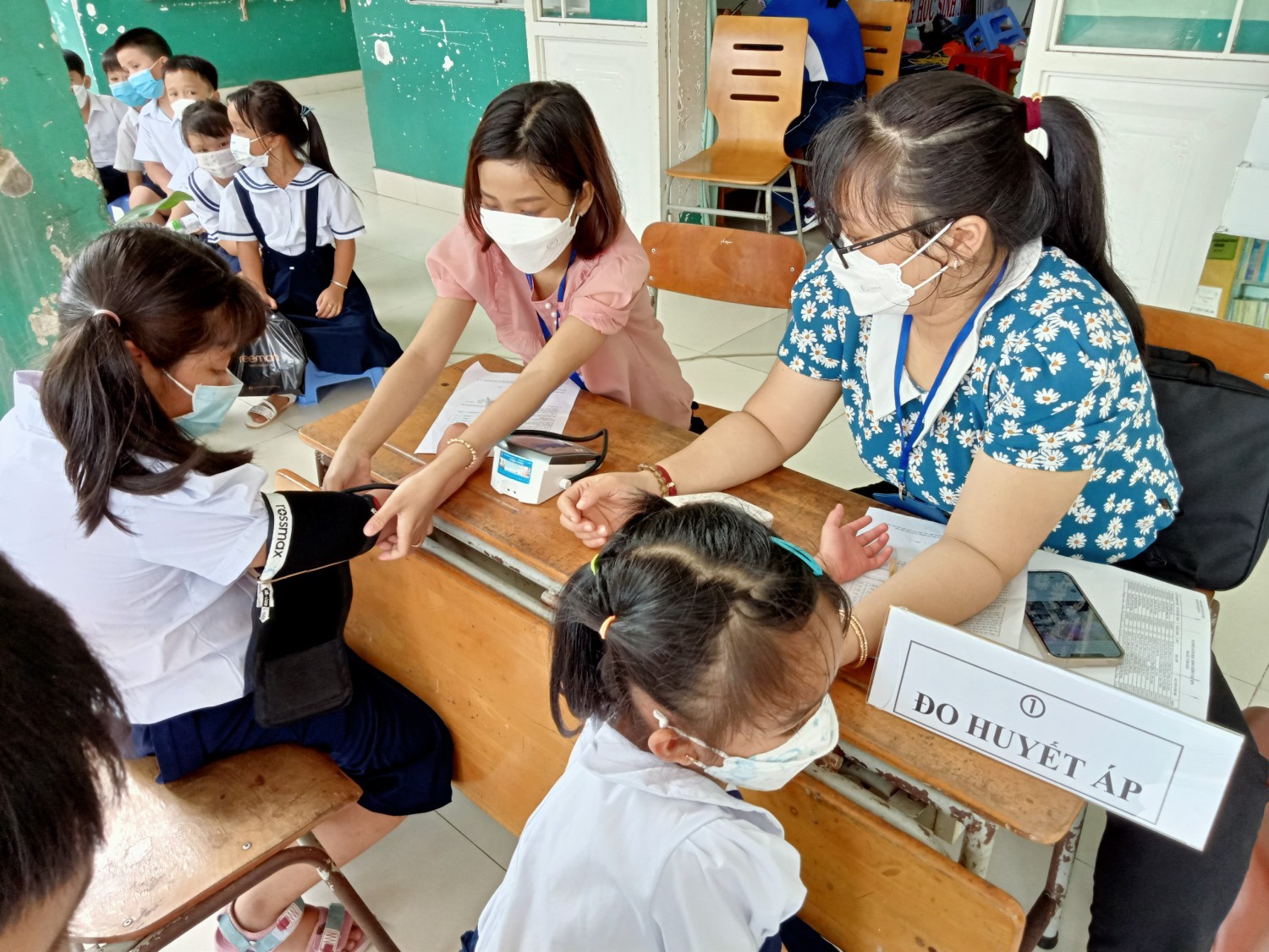 Công Tác Tiêm Vắc xin Tại Trường Tiểu Học Chánh Mỹ Ngày 17/05/2022.
