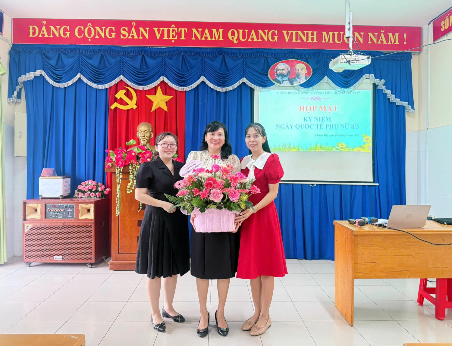 Công đoàn Cơ sở Trường Tiểu học Chánh Mỹ  tổ chức Họp mặt Kỷ niệm Ngày Quốc tế Phụ nữ 8/3 năm 2025