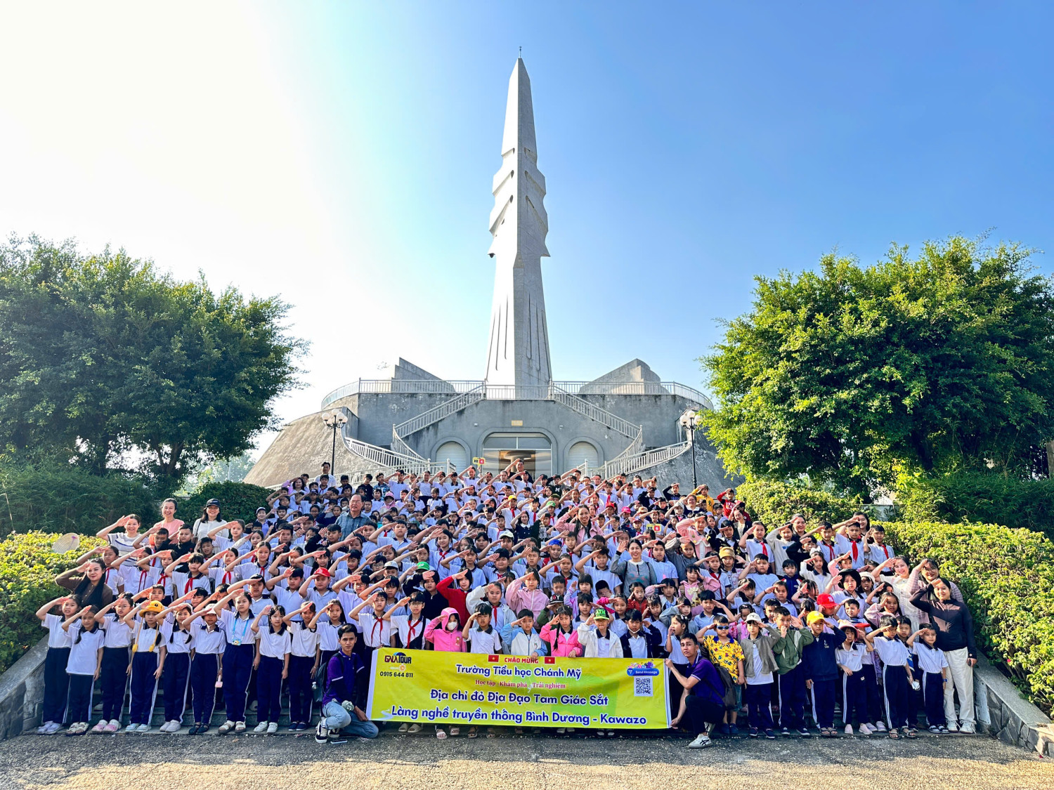 Trường Tiểu học Chánh Mỹ Học Tập Khám Phá Trải Nghiệm Địa Chỉ Đỏ Địa Đạo Tam Giác Sắt